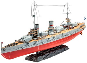 Флот: Линкор Russian Battleship Gangut (WW I); 1:350, Revell