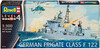 Фрегат German Frigate class F122, 1: 300, Revell