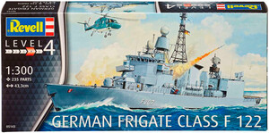 Фрегат German Frigate class F122, 1:300, Revell
