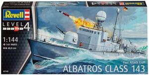Збірні моделі-копії: Ракетний катер Fast Attack Craft Albatros Class 143, 1: 144, Revell