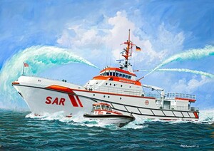 Моделирование: Корабль Search & Rescue Vessel Hermann Marwede, 1:72, Revell