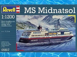 Сборные модели-копии: Круизный лайнер MS Midnatsol (Hurtigruten); 1:1200, Revell