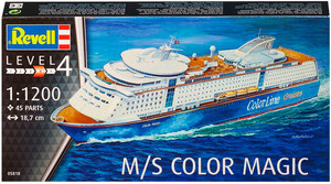 Збірні моделі-копії: Круїзне судно M / S Color Magic, 1: 1200, Revell