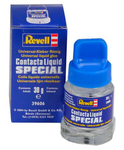 Моделирование: Клей хромовый универсальный Contacta Liquid Special, (бутылка 30 г), Revell