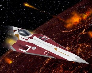 Игры и игрушки: Model Set Истребитель Obi-Wan`s Jedi Starfighter, 1:80, Revell