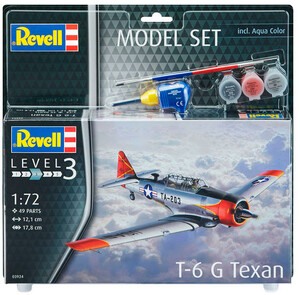 Збірні моделі-копії: Model Set Легкий літак T-6 G Texan, 1:72, Revell