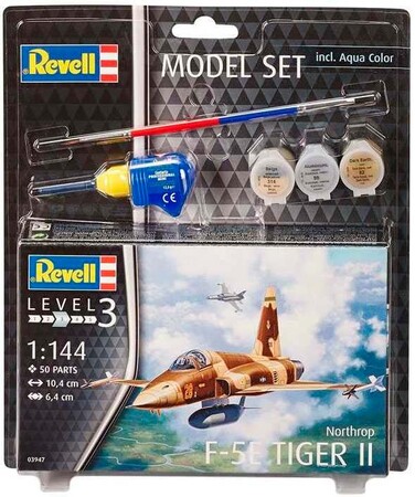 Авиация: Model Set Самолет F-5E Tiger, 1:144, Revell