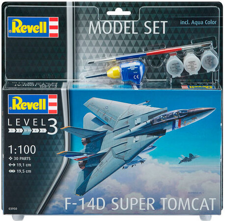 Авіація: Model Set Винищувач F-14D Super Tomcat, 1: 100, Revell