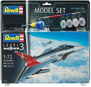 Моделирование: Model Set Истребитель Eurofighter Typhoon, 1:72, Revell