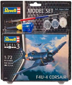 Моделювання: Model Set Літак Літак F4U-4 Corsair, 1:72, Revell