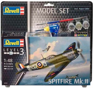 Моделирование: Model Set Самолет Spitfire Mk.II, 1:48, Revell