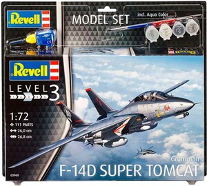 Сборные модели-копии: Model Set Самолет F-14D Super Tomcat, 1:72, Revell