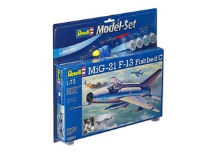 Ігри та іграшки: Model Set Багатоцільовий винищувач MiG-21 F-13 Fishbed C, 1:72, Revell