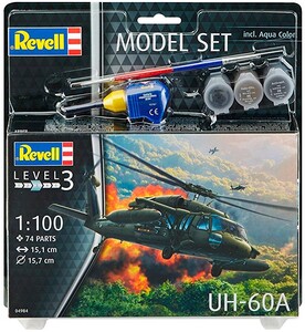 Ігри та іграшки: Model Set Вертоліт UH-60A, 1: 100, Revell