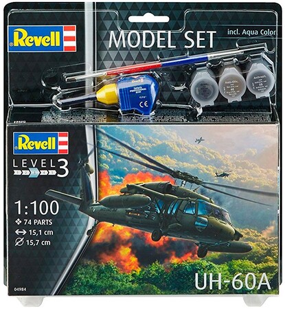 Авиация: Model Set Вертолет UH-60A, 1:100, Revell