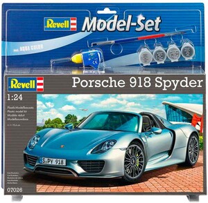 Збірні моделі-копії: Model Set Автомобіль Porsche 918 Spyder, 1:24, Revell