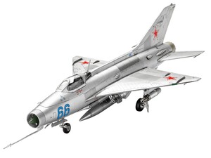 Авіація: Багатоцільовий винищувач MiG-21 F.13, 1:72, Revell
