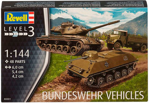 Збірні моделі-копії: Набір Bundeswehr Vehicles, 1: 144, Revell