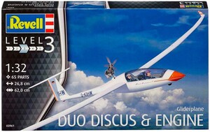 Ігри та іграшки: Літак Gliderplane Duo Discus Engine, 1:32, Revell