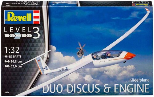Авіація: Літак Gliderplane Duo Discus Engine, 1:32, Revell