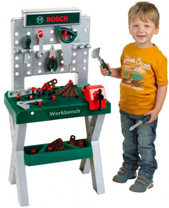 Ігри та іграшки: Столик майстра Bosch великий з інструментами