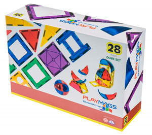Игры и игрушки: Магнитный конструктор 28 деталей, Playmags