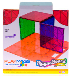 Пазлы и головоломки: Магнитный конструктор платформа для строительства, Playmags