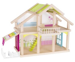 Ігри та іграшки: Ляльковий будиночок 2 поверхи із внутрішнім двором, Susibelle Goki