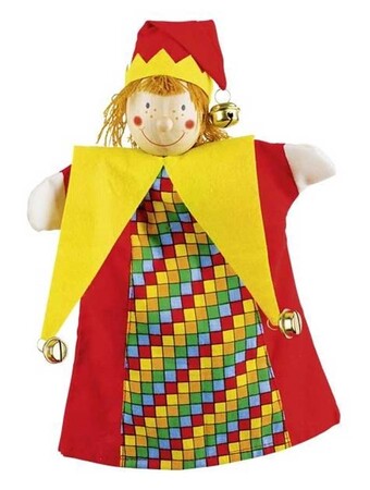 Ляльки і аксесуари: Лялька-рукавичка Клоун Goki