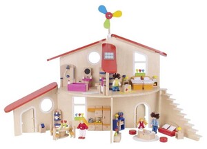 Игры и игрушки: Кукольный домик-конструктор Goki