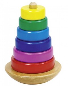 Розвивальні іграшки: Пірамідка Вежа-неваляшка Goki