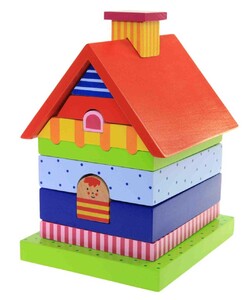 Розвивальні іграшки: пірамідка Будиночок