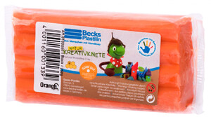 Лепка и пластилин: Пластилин восковой оранжевый, Natur Kreativknete, Becks Plastilin