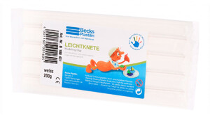 Розвивальні іграшки: Пластилін плаваючий білий, Becks Plastilin