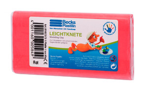 Лепка и пластилин: Пластилин плавающий красный, Leightknete, Becks Plastilin