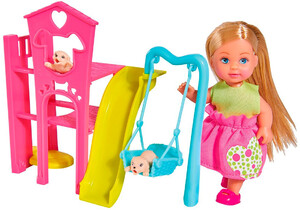 Куклы: Игровой набор Эви Парк развлечений для животных Steffi & Evi Love