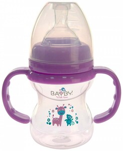 Бутылочки: Бутылочка для кормления, 150 мл, фиолетовая, Bayby