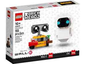 Наборы LEGO: Конструктор LEGO BrickHeadz EVE & WALL•E ІВА та ВОЛЛ-І 40691