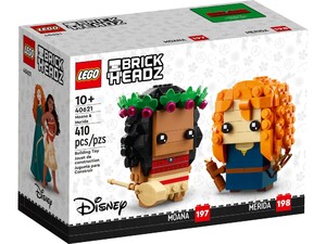 Ігри та іграшки: Конструктор LEGO BrickHeadz Ваяна та Меріда 40621