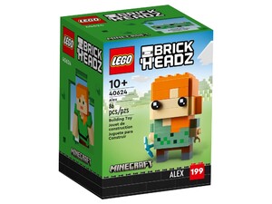 Наборы LEGO: Конструктор LEGO BrickHeadz Алекс Майнкрафт 40624