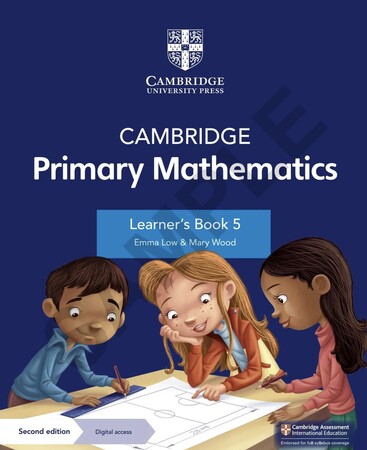 Навчання лічбі та математиці: Cambridge Primary Mathematics 2nd Edition 5 Learner's Book with Digital Access (1 Year)
