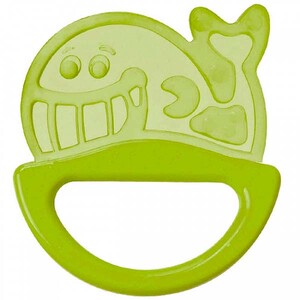 Ігри та іграшки: Погремушка-прорезыватель Кит (зеленый), Canpol babies