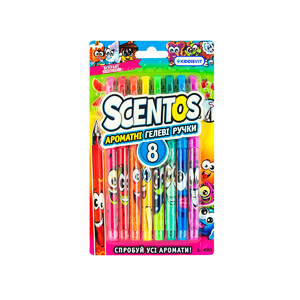 Ручки і маркери: Набір ароматних гелевих ручок «Феєрія ароматів» 8 шт., Scentos