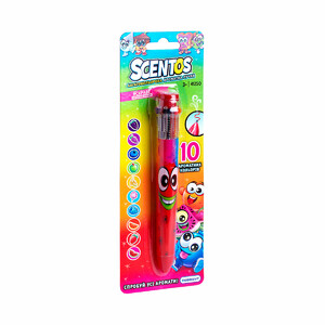 Канцелярське приладдя: Багатокольорова ароматна кулькова ручка «Чарівний настрій», Scentos
