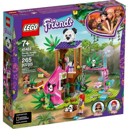 Набори LEGO: Конструктор LEGO Friends Будиночок панди на дереві в джунглях 41422