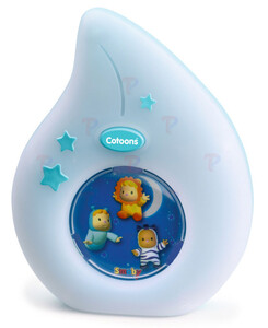 Ігри та іграшки: Нічник Cotoons На добраніч (блакитний колір), Smoby Toys