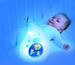 Нічник Cotoons На добраніч (блакитний колір), Smoby Toys дополнительное фото 1.