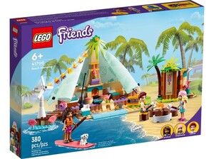 Игры и игрушки: Конструктор LEGO Friends Кемпінг на пляжі 41700