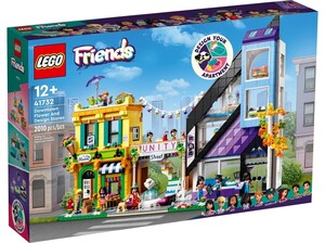 Конструктори: Конструктор LEGO Friends Квіткові та дизайнерські крамниці у центрі міста 41732
