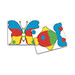 Дитяча мозаїка з дошкою та картками (48 крупних фішок), Quercetti дополнительное фото 2.